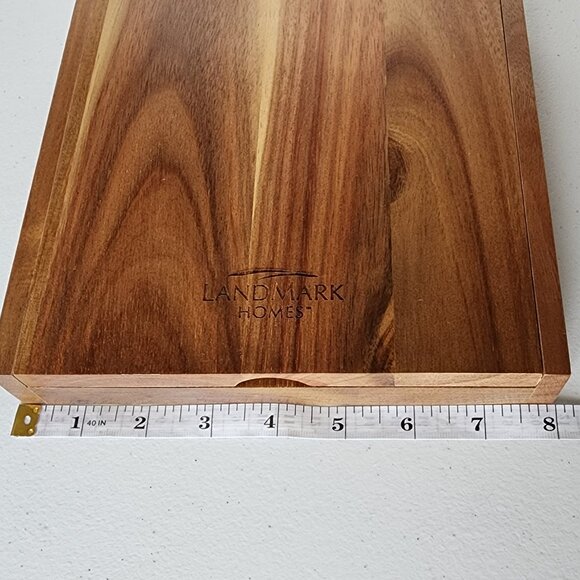 NEW La Cuisine Acacia Wood Cheese Board with Serving Set - Picture 7 of 9